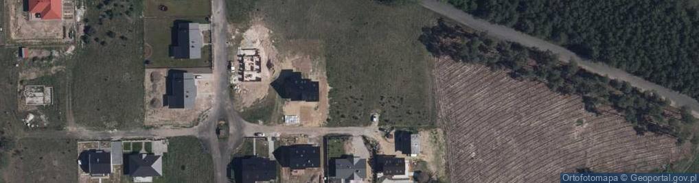 Zdjęcie satelitarne Modrzewiowa ul.