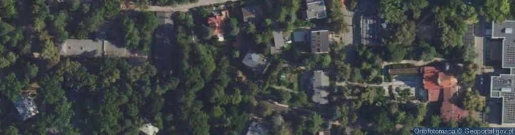 Zdjęcie satelitarne Modrzewiowa ul.