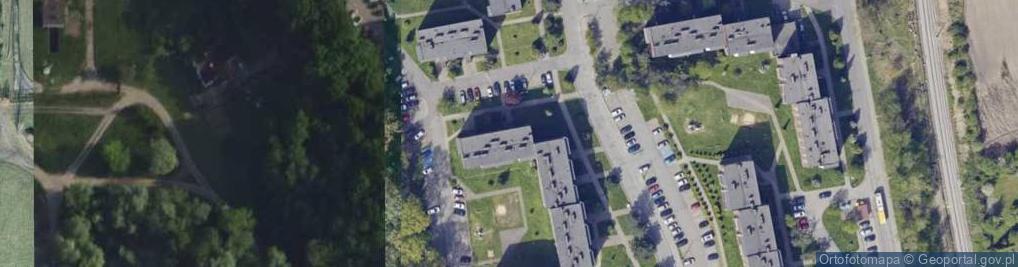 Zdjęcie satelitarne Morcinka Gustawa ul.