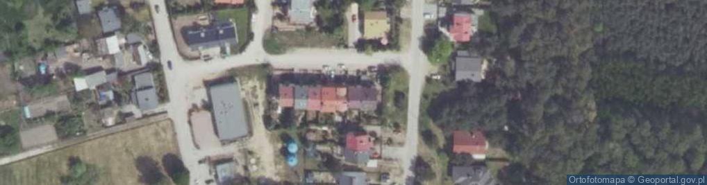 Zdjęcie satelitarne Modrzewiowa ul.