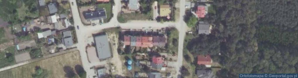 Zdjęcie satelitarne Modrzewiowa ul.