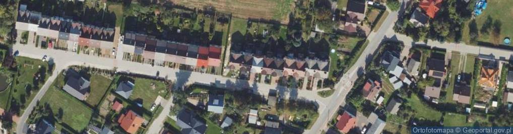 Zdjęcie satelitarne Modrzewiowa ul.