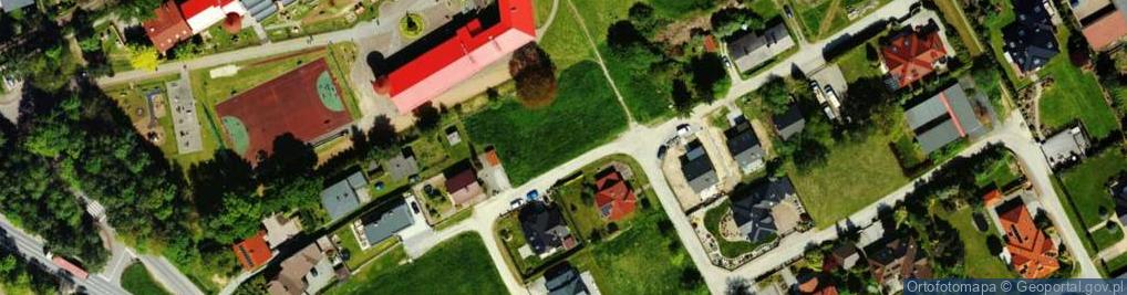 Zdjęcie satelitarne Modrzewiowa ul.