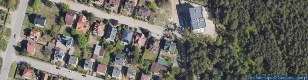 Zdjęcie satelitarne Modrzewiowa ul.