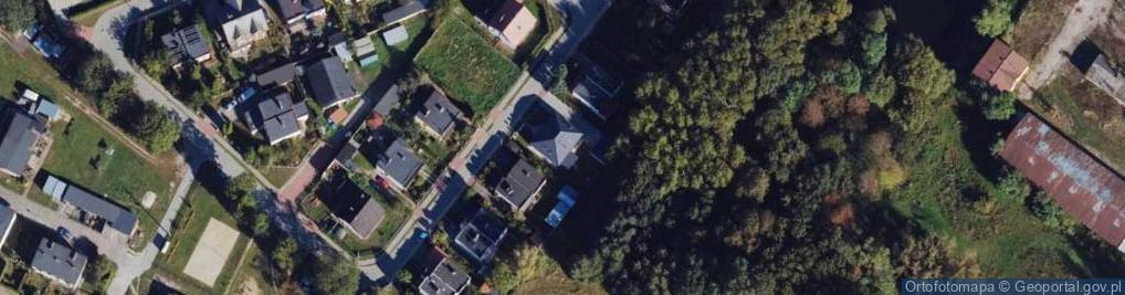 Zdjęcie satelitarne Modrzewiowa ul.