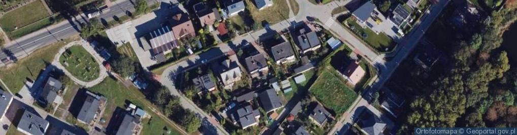 Zdjęcie satelitarne Modrzewiowa ul.