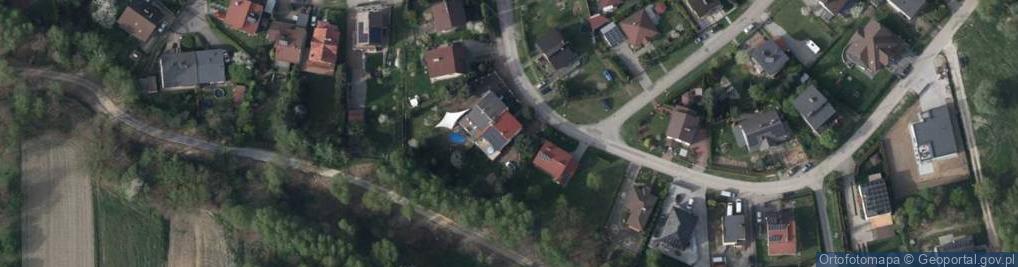 Zdjęcie satelitarne Modrzewiowa ul.
