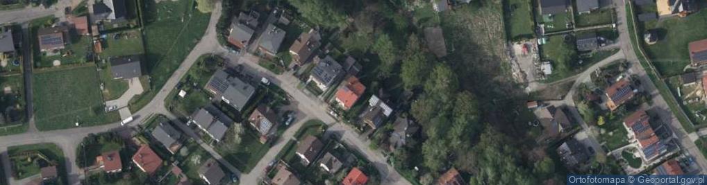 Zdjęcie satelitarne Modrzewiowa ul.