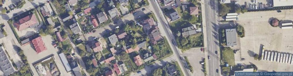 Zdjęcie satelitarne Modrzewiowa ul.