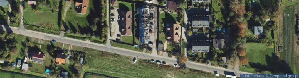 Zdjęcie satelitarne Modrzewiowa ul.