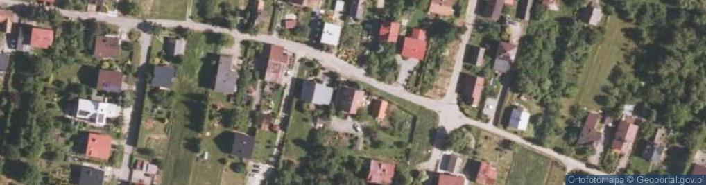 Zdjęcie satelitarne Modrzewiowa ul.