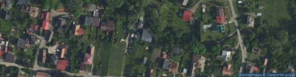 Zdjęcie satelitarne Modrzewiowa ul.