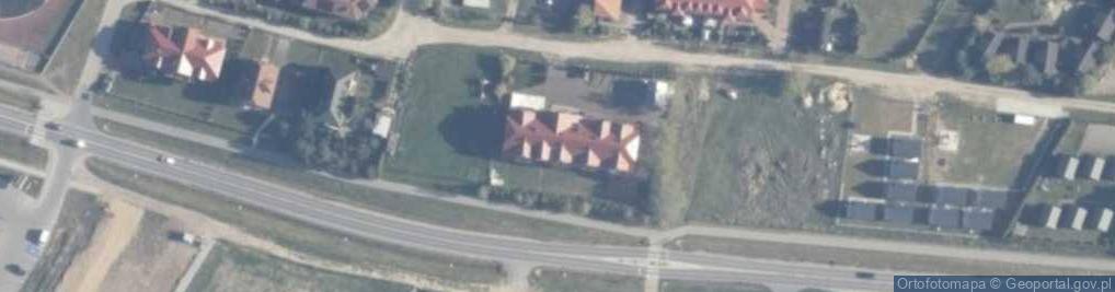 Zdjęcie satelitarne Modrzewiowa ul.