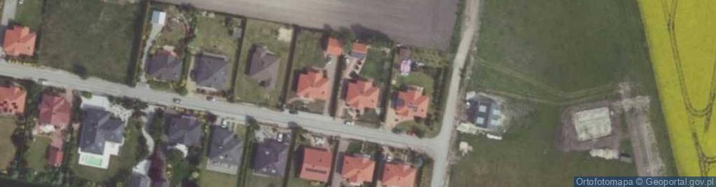 Zdjęcie satelitarne Modrzewiowa ul.