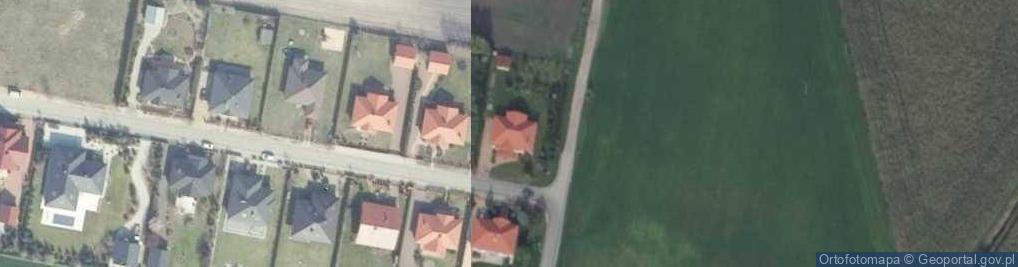 Zdjęcie satelitarne Modrzewiowa ul.