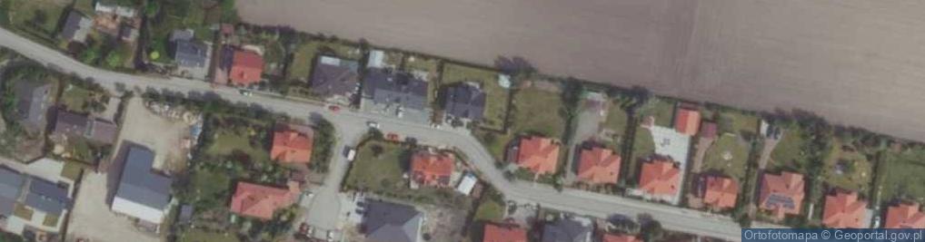 Zdjęcie satelitarne Modrzewiowa ul.