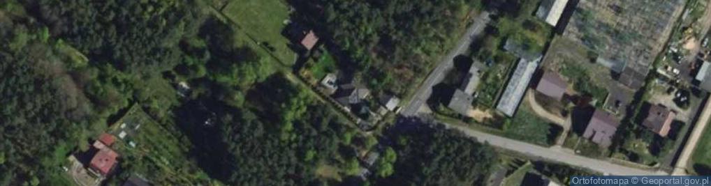 Zdjęcie satelitarne Modrzewiowa ul.