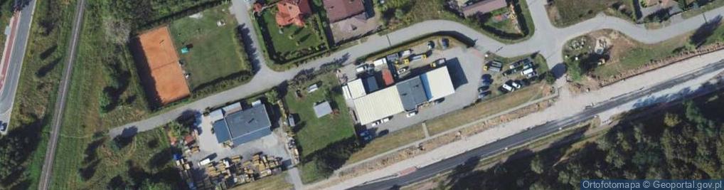 Zdjęcie satelitarne Modrzewiowa ul.