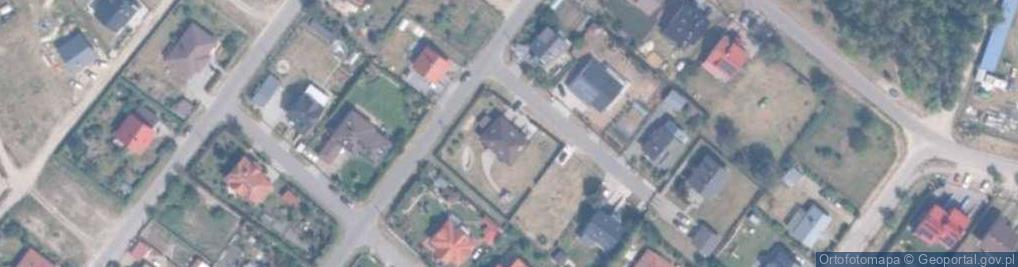 Zdjęcie satelitarne Modrzewiowa ul.