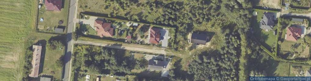 Zdjęcie satelitarne Modrzewiowa ul.