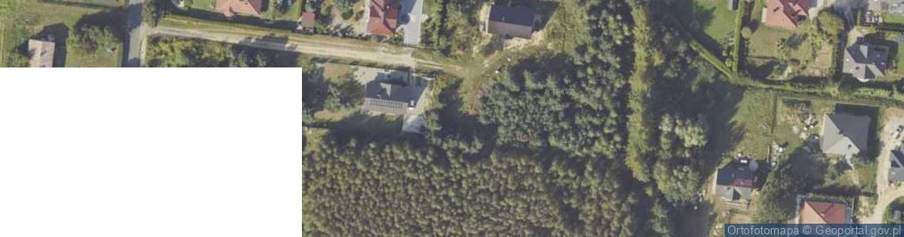 Zdjęcie satelitarne Modrzewiowa ul.