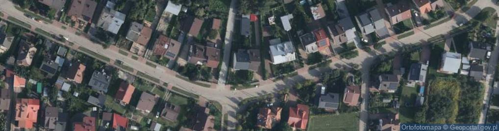 Zdjęcie satelitarne Modrzewiowa ul.