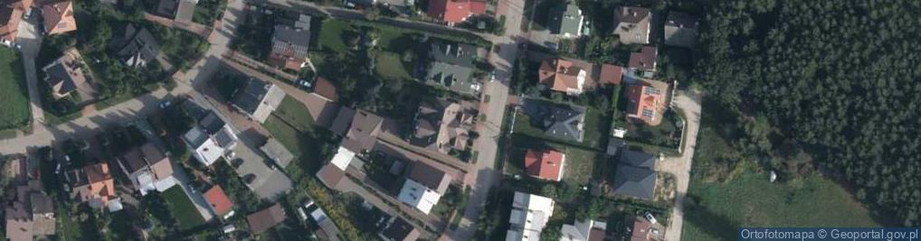 Zdjęcie satelitarne Modrzewiowa ul.