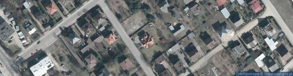 Zdjęcie satelitarne Modrzewiowa ul.