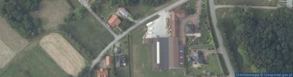 Zdjęcie satelitarne Modrzewiowa ul.