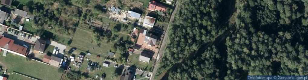Zdjęcie satelitarne Modrzewiowa ul.
