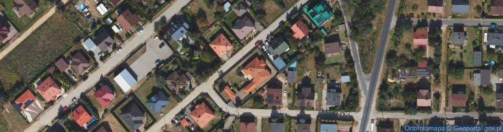 Zdjęcie satelitarne Modrzewiowa ul.