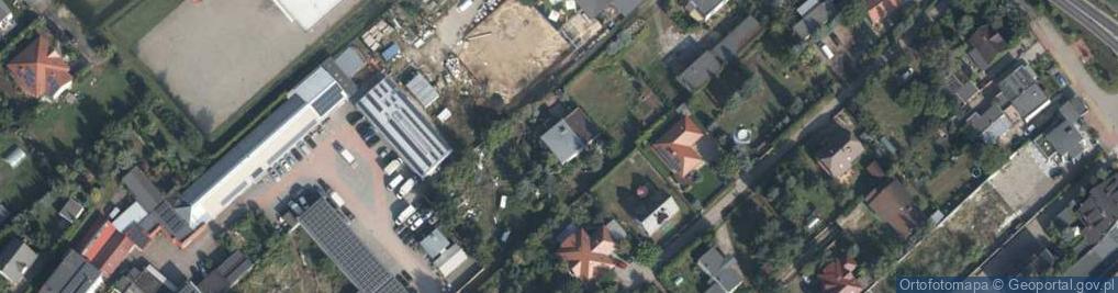 Zdjęcie satelitarne Modrzewiowa ul.