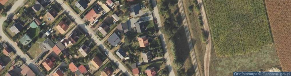 Zdjęcie satelitarne Modrzewiowa ul.