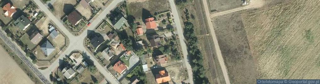 Zdjęcie satelitarne Modrzewiowa ul.