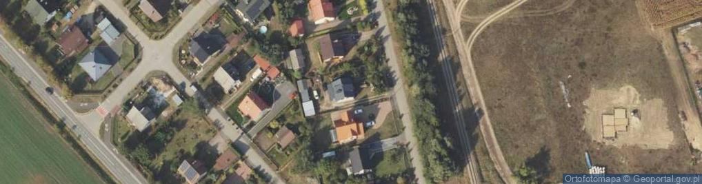 Zdjęcie satelitarne Modrzewiowa ul.