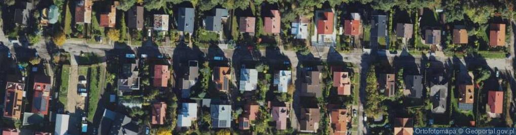 Zdjęcie satelitarne Modrzewiowa ul.