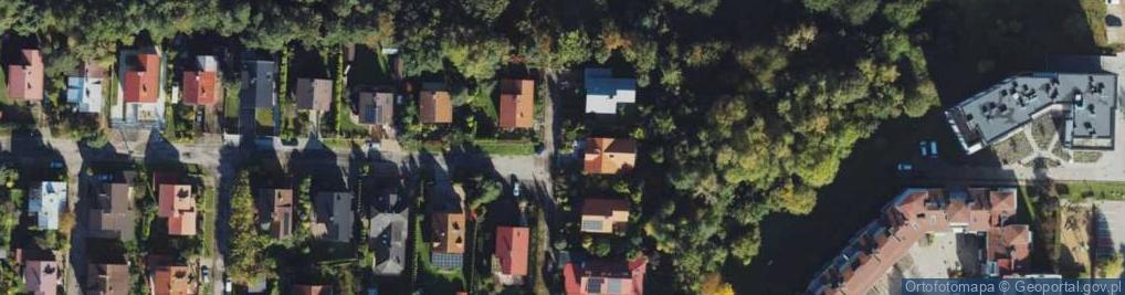 Zdjęcie satelitarne Modrzewiowa ul.