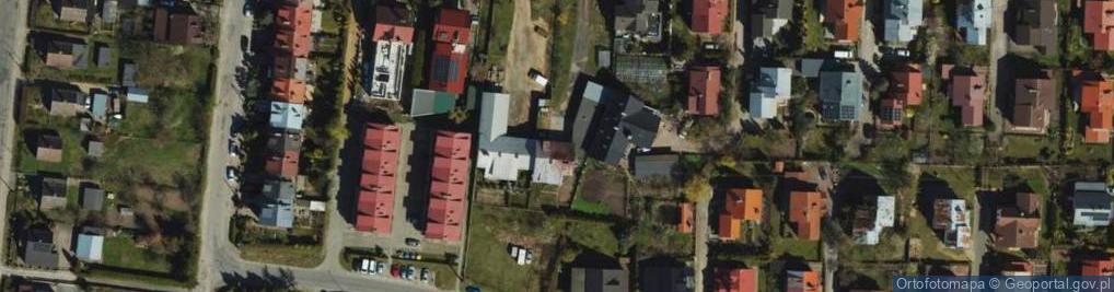 Zdjęcie satelitarne Modrzewiowa ul.