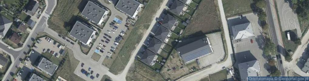 Zdjęcie satelitarne Modrakowa ul.