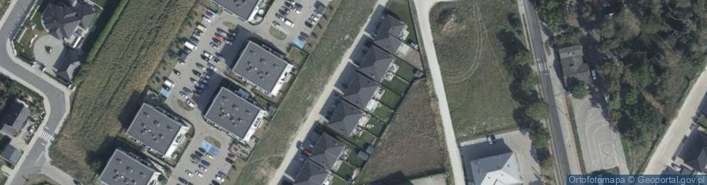 Zdjęcie satelitarne Modrakowa ul.