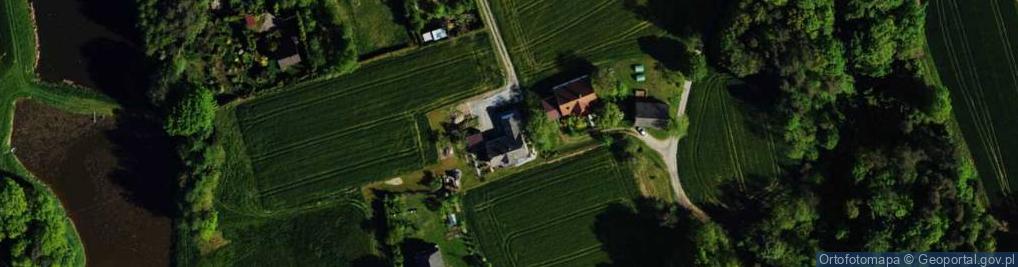 Zdjęcie satelitarne Modrzewiowa ul.