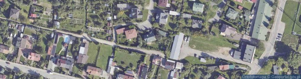 Zdjęcie satelitarne Modrzewiowa ul.