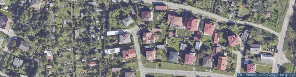 Zdjęcie satelitarne Modrzewiowa ul.