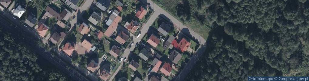 Zdjęcie satelitarne Modrzewiowa ul.