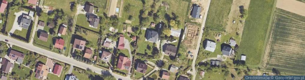 Zdjęcie satelitarne Modrzewiowa ul.
