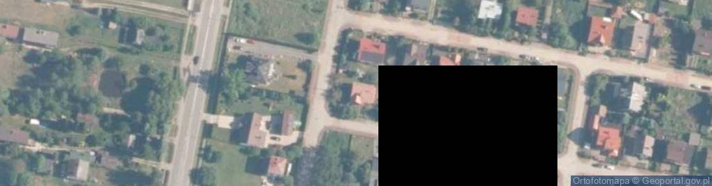 Zdjęcie satelitarne Modrzewiowa ul.