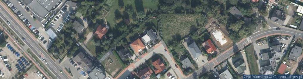 Zdjęcie satelitarne Modrakowa ul.