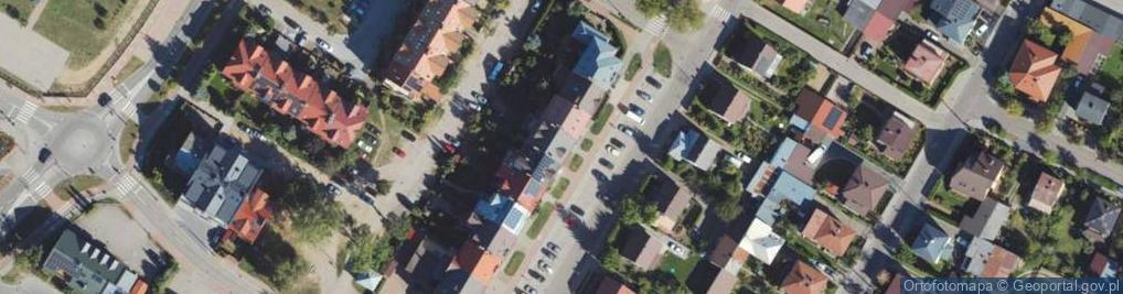Zdjęcie satelitarne Modrzewiowa ul.