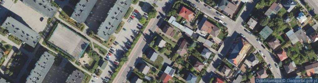Zdjęcie satelitarne Modrzewiowa ul.