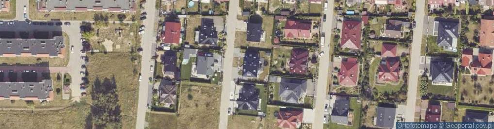 Zdjęcie satelitarne Modrzewiowa ul.